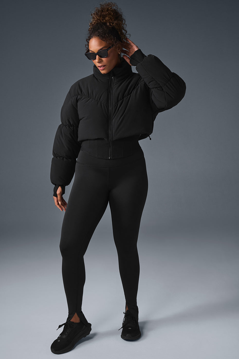 Main Act Corset Puffer — Black