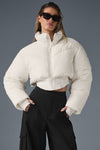 Main Act Corset Puffer — Ivory/Ivory