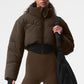 Main Act Corset Puffer — Espresso/Black