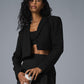 Cropped First — Class Blazer — Black