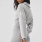 Scholar Knit Cropped Full Zip Zip Jacket — Athletic Heather Grey