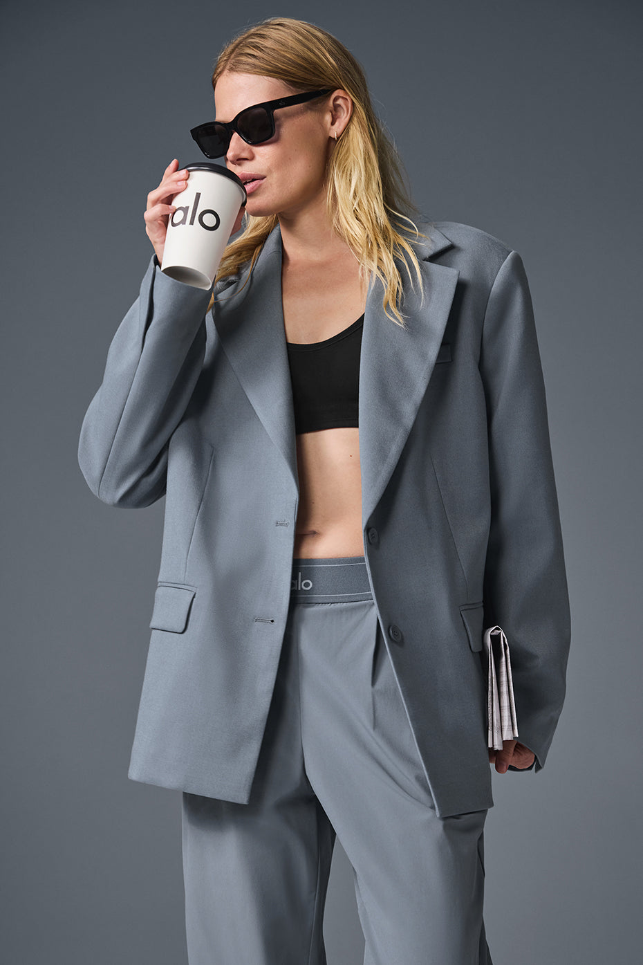 First — Class Blazer — Steel Grey