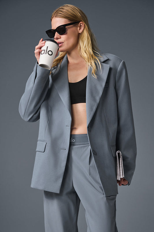 First — Class Blazer — Steel Grey