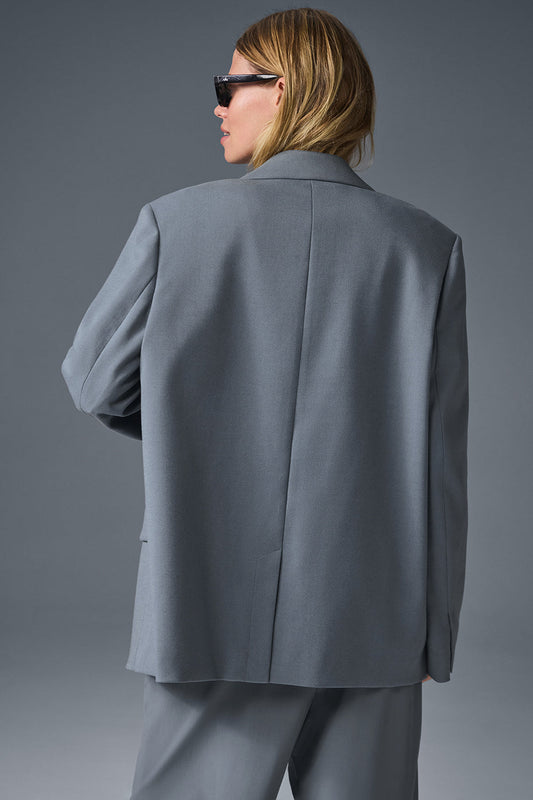 First — Class Blazer — Steel Grey