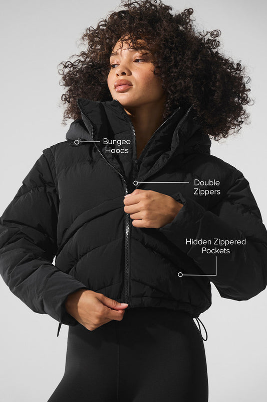 Glacier Puffer — Black