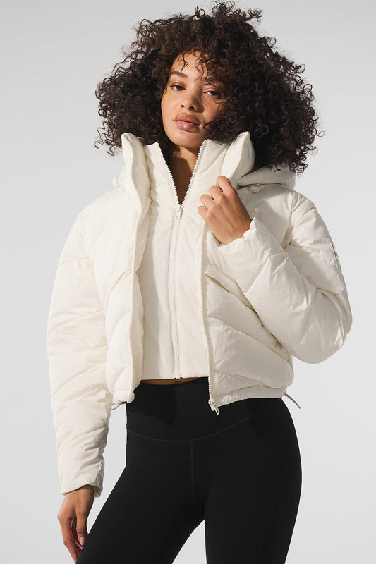 Glacier Puffer — Ivory