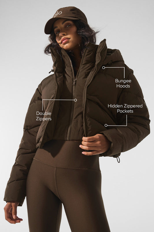 Glacier Puffer — Espresso