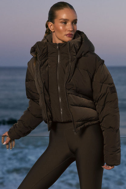 Glacier Puffer — Espresso