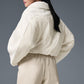 Sherpa Cozy Escape Puffer — Ivory/Ivory