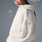Sherpa Cozy Escape Puffer — Ivory/Ivory