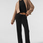 Wool Cropped Metro Trench — Toasted Almond