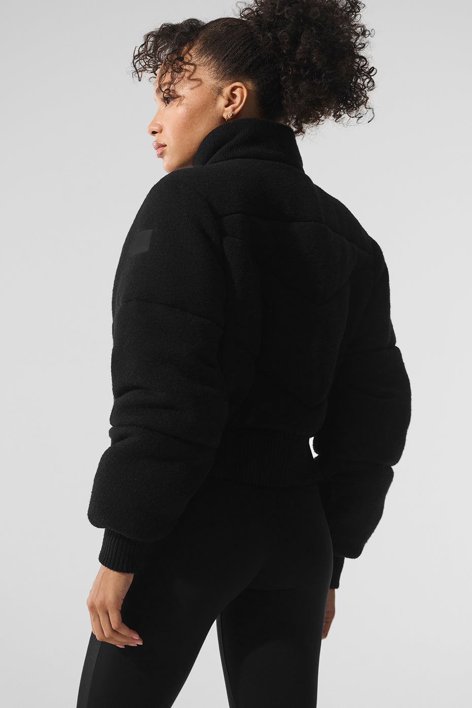 Darling Sweater Puffer — Black