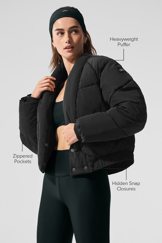 Stargazing Puffer — Black