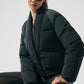 Stargazing Puffer — Charcoal Green