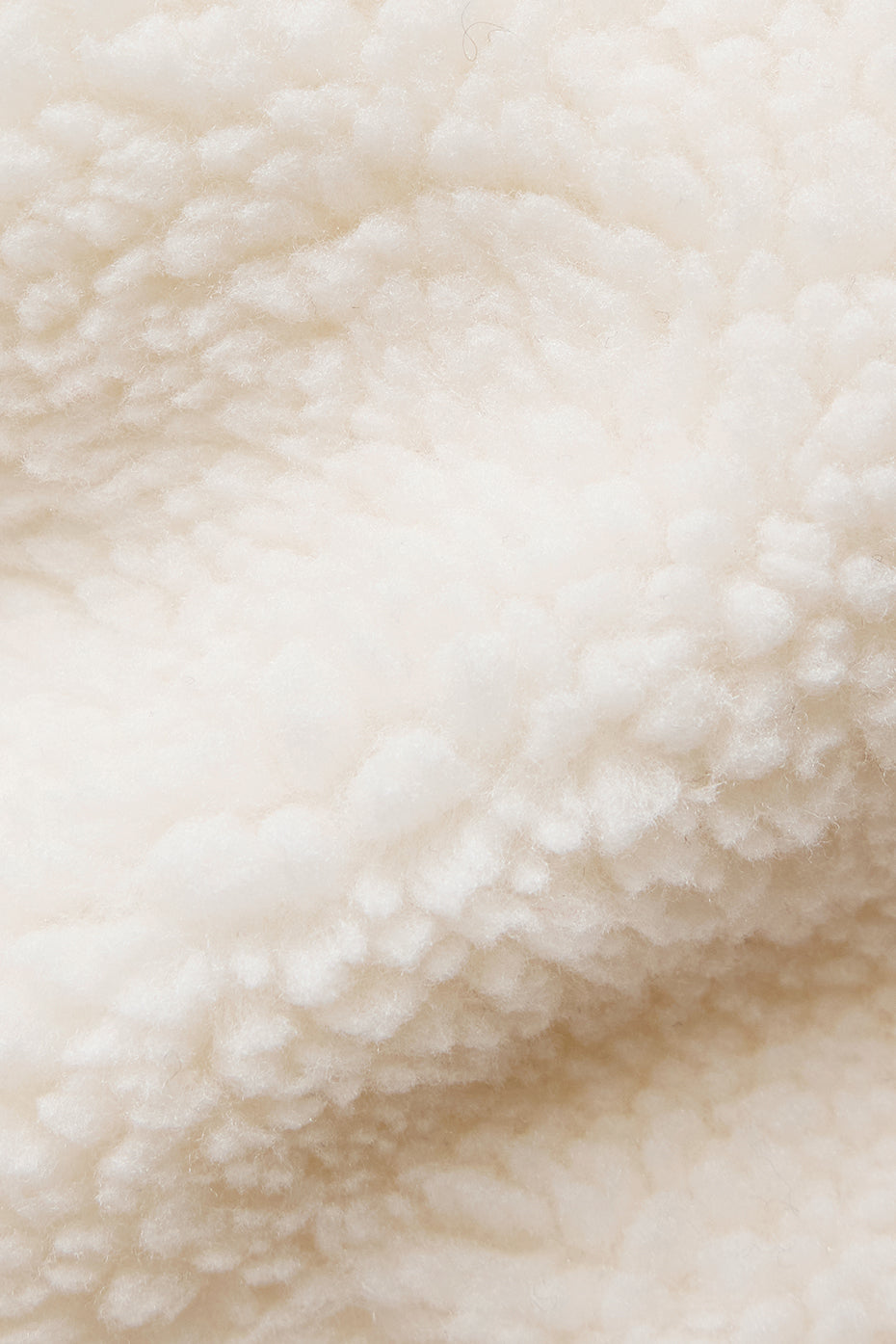 Sherpa Main Act Corset Puffer — Ivory