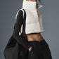 Cropped Gold Rush Puffer Vest — Ivory