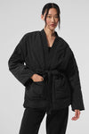Urbanite Wrap Puffer — Black