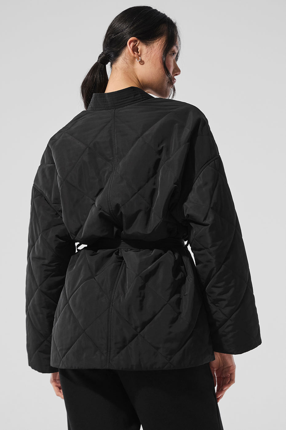 Urbanite Wrap Puffer — Black