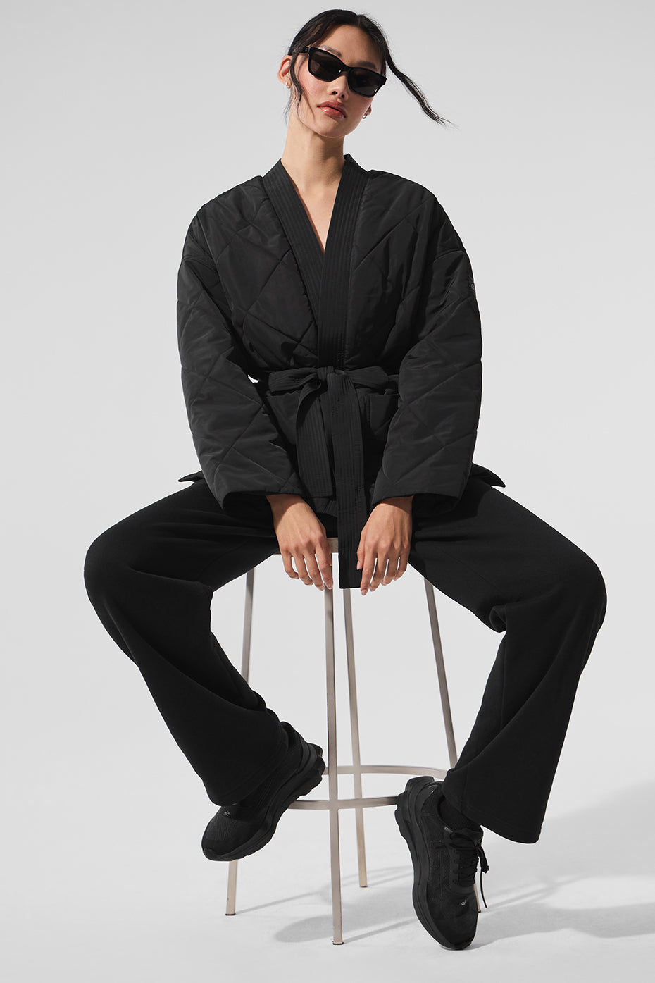Urbanite Wrap Puffer — Black