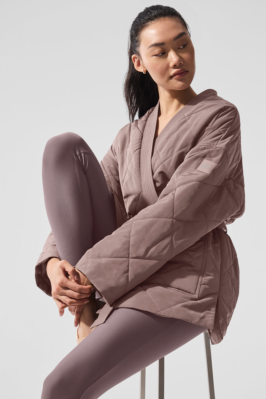 Urbanite Wrap Puffer — Mushroom
