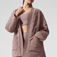 Urbanite Wrap Puffer — Mushroom