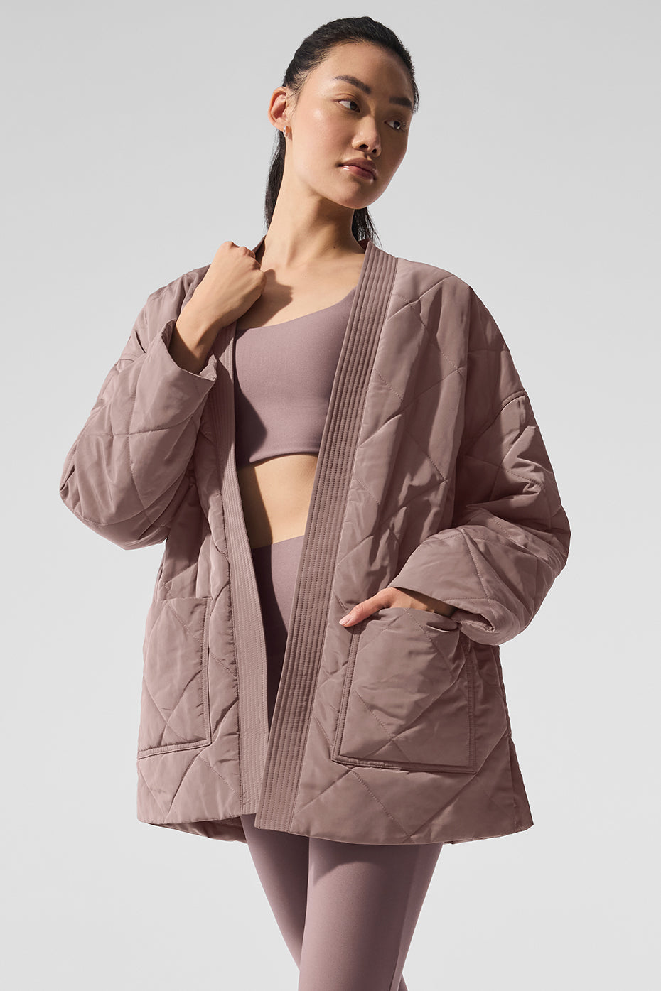 Urbanite Wrap Puffer — Mushroom