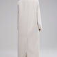 Courchevel Soiree Wool Coat — White Oak