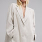 Courchevel Soiree Wool Coat — White Oak