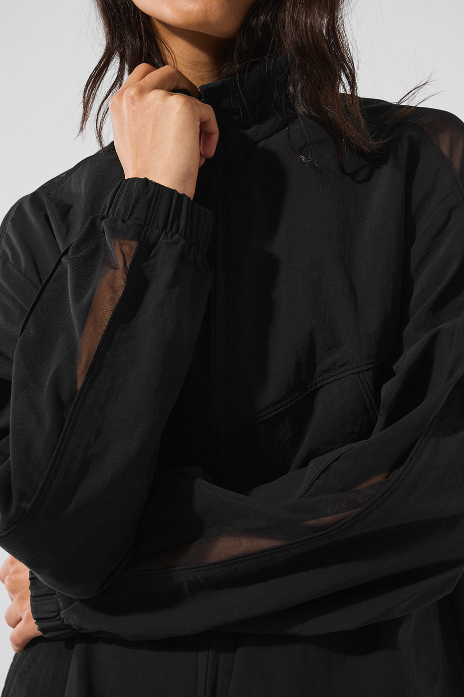 Origin Full — Zip Track Zip Jacket — Black