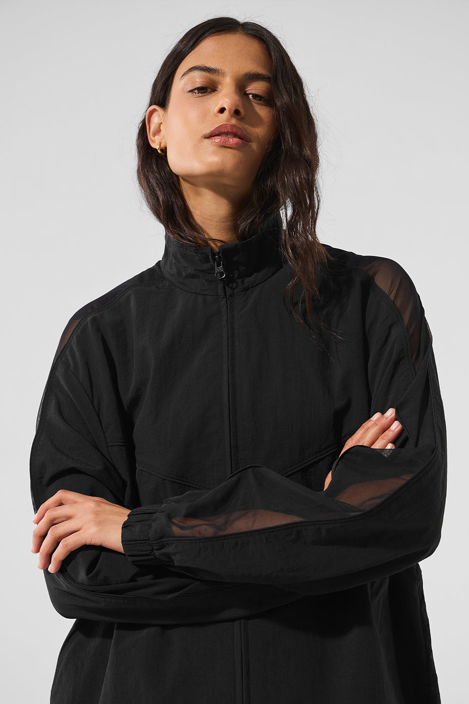 Origin Full — Zip Track Zip Jacket — Black