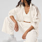 Origin Full — Zip Track Zip Jacket — Ivory