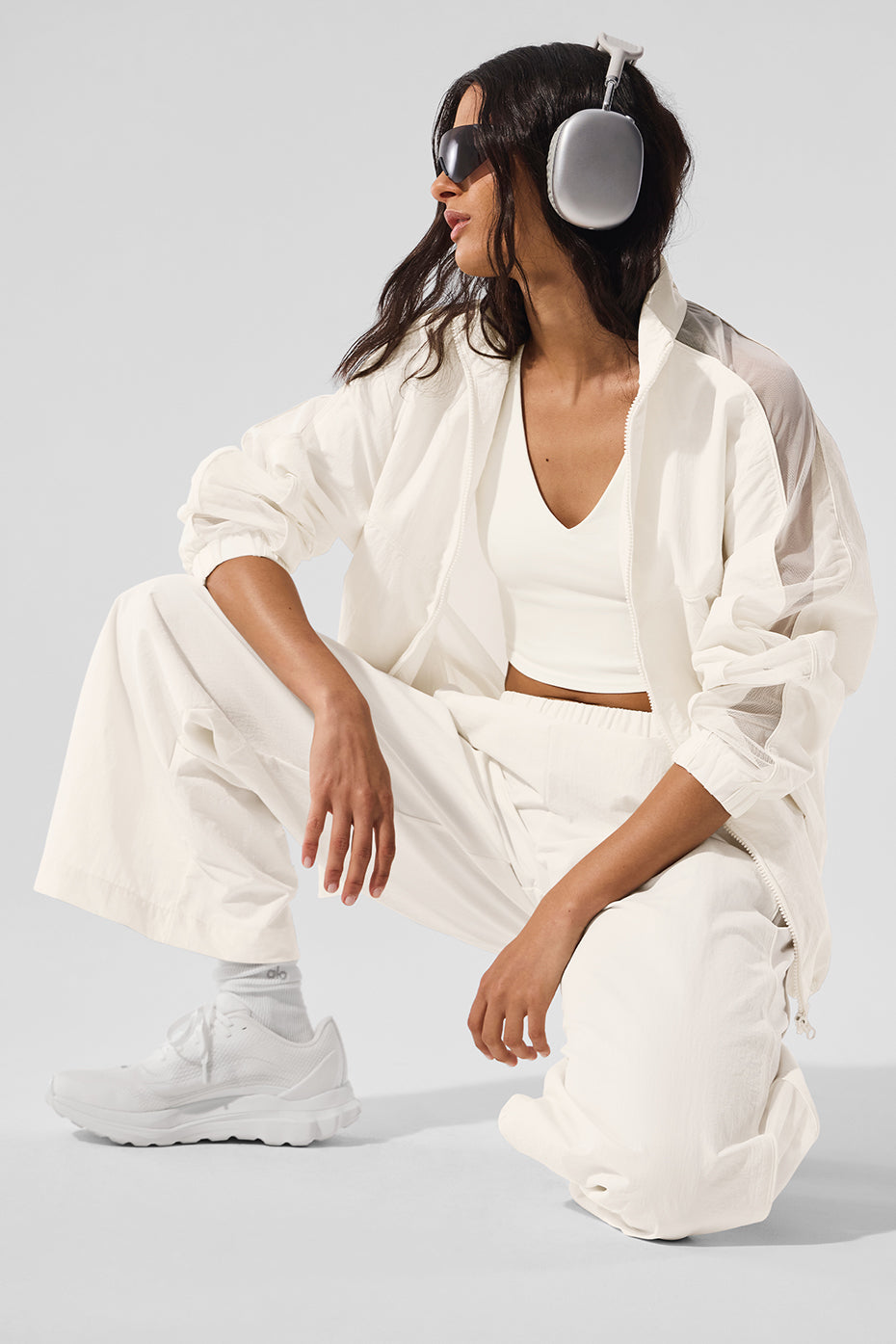 Origin Full — Zip Track Zip Jacket — Ivory