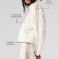 Origin Full — Zip Track Zip Jacket — Ivory