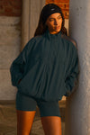 Origin Full — Zip Track Zip Jacket — Charcoal Green