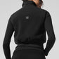 Polar Fleece Wintry Mix Vest — Black