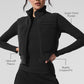 Polar Fleece Wintry Mix Vest — Black