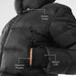 Foxy Puffer Zip Jacket — Black