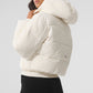 Foxy Puffer Zip Jacket — Ivory