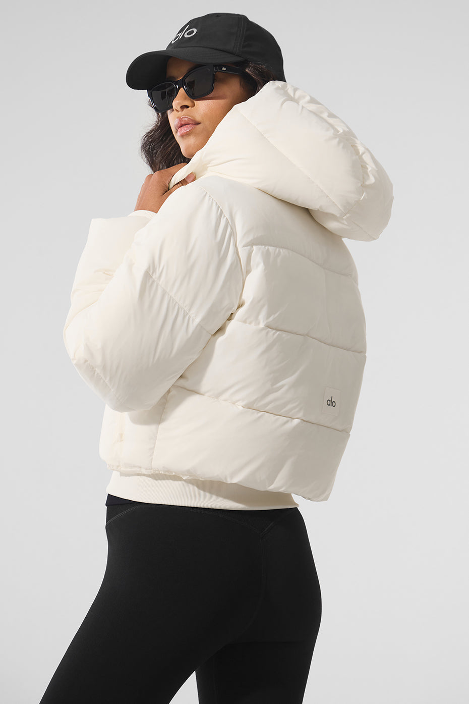 Foxy Puffer Zip Jacket — Ivory