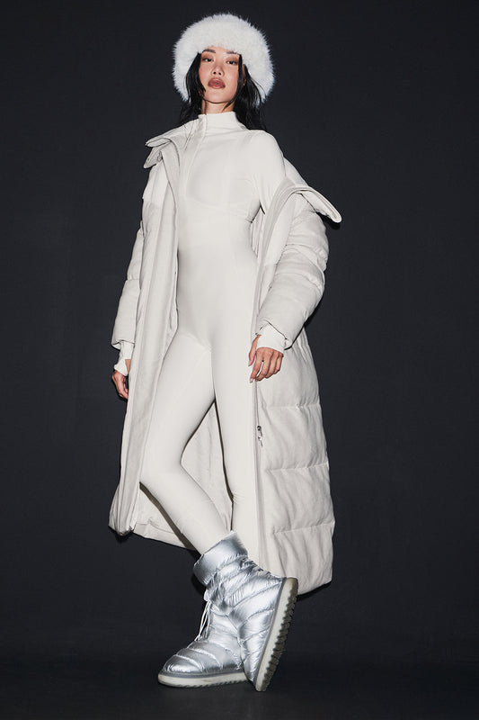 Snowfall Puffer Coat — White Oak