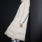 Snowfall Puffer Coat — White Oak