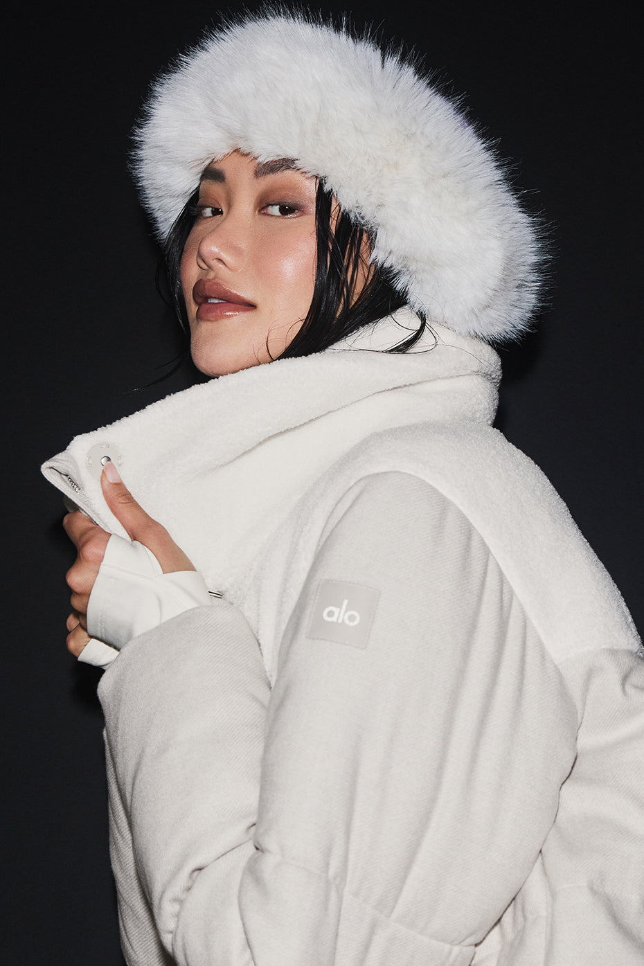 Snowfall Puffer Coat — White Oak