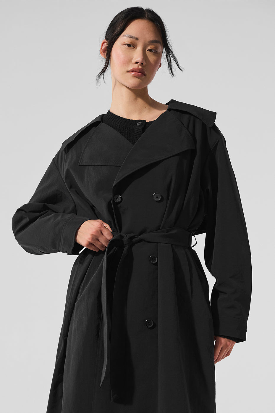 Daybreak Long Coat — Black