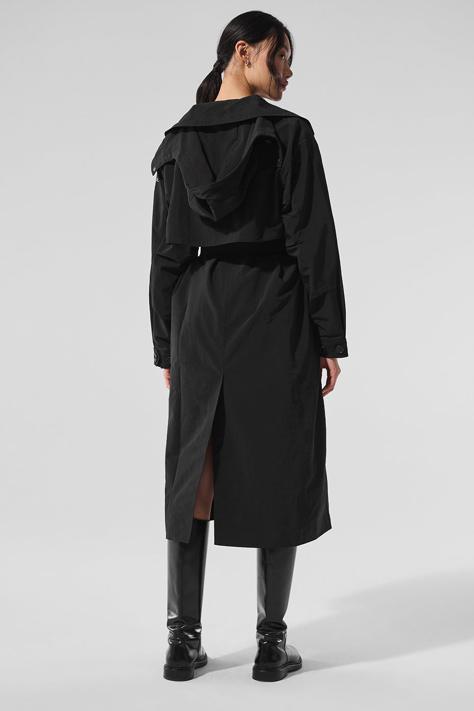 Daybreak Long Coat — Black