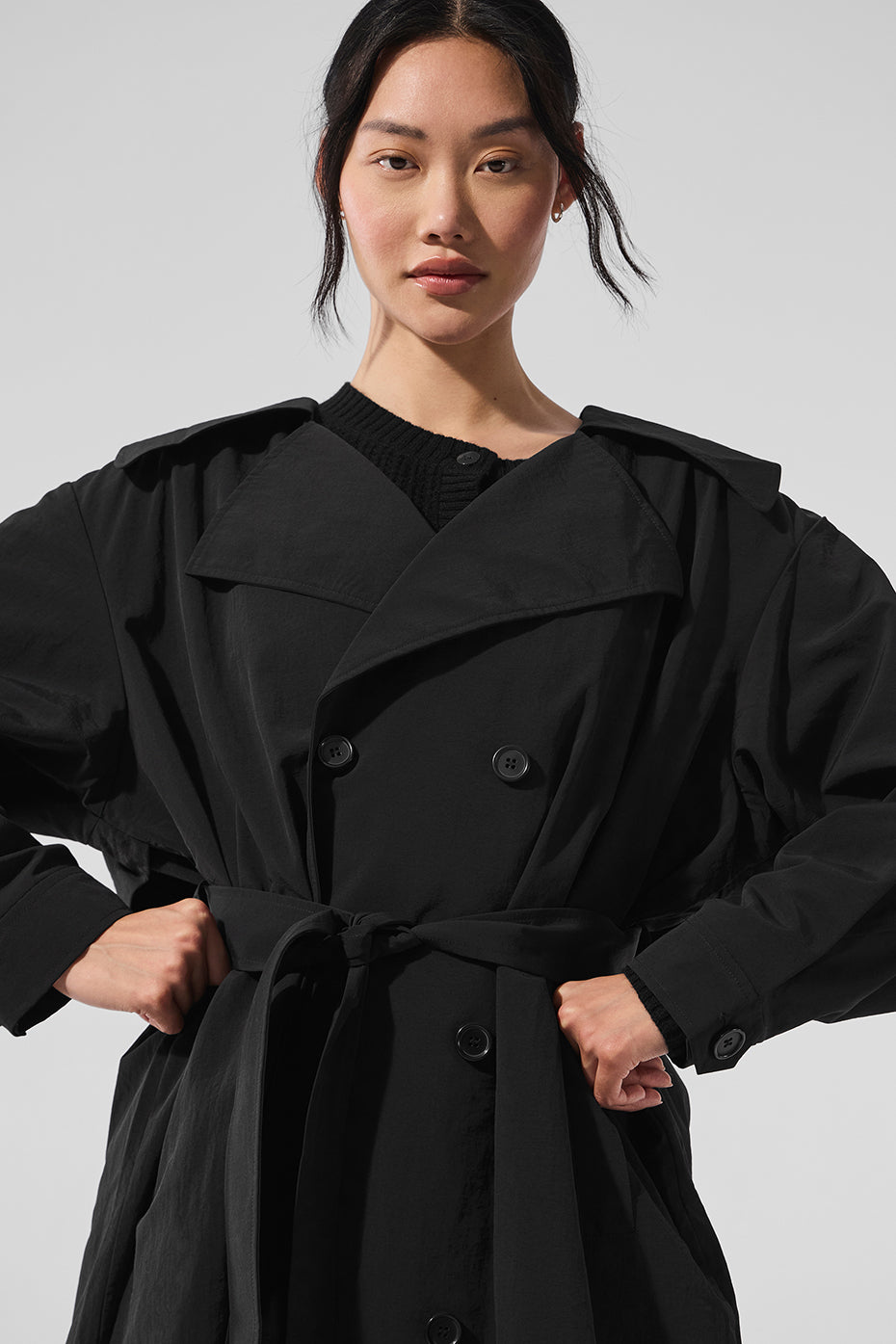 Daybreak Long Coat — Black