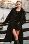 Daybreak Long Coat — Black
