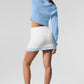 Tennis Club Sweater Knit Full Zip Zip Jacket — Seashell Blue/White