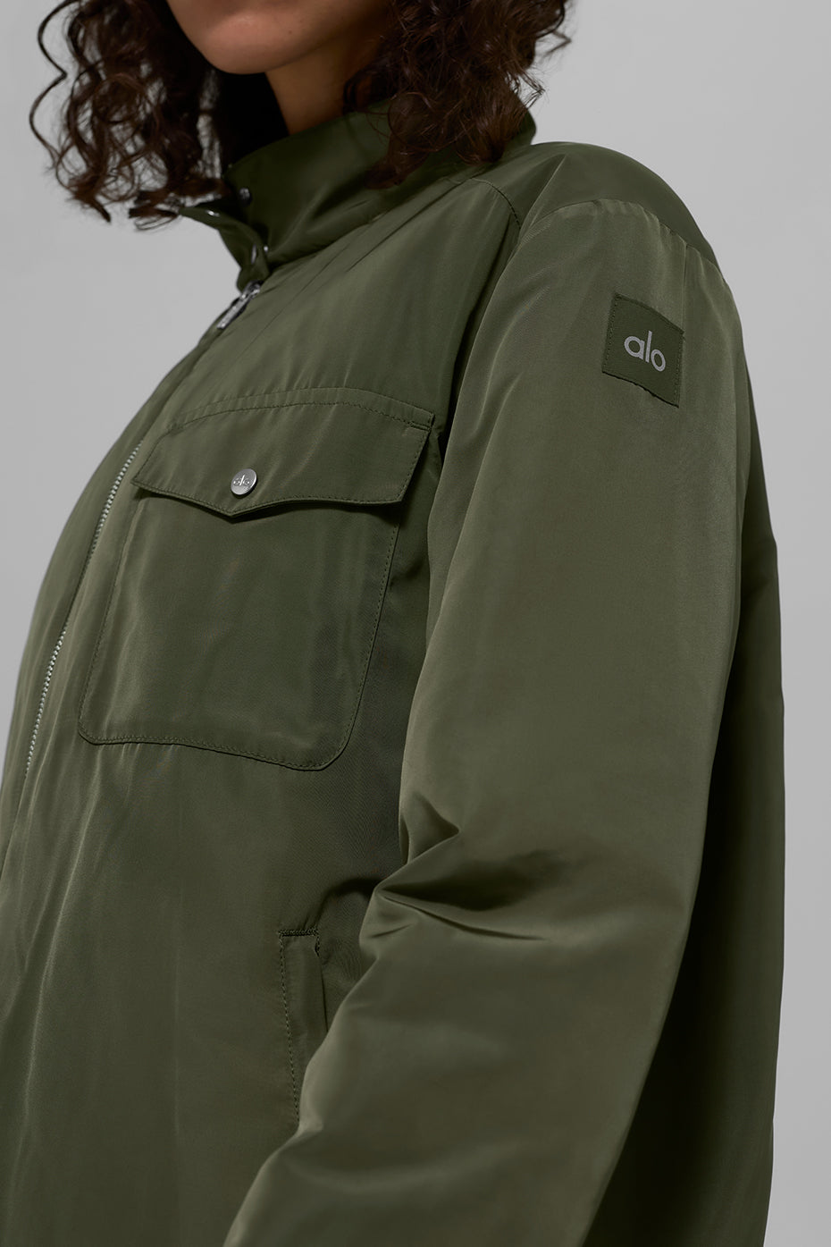 Work It Bomber — Green Olive