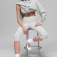 Alosoft High Rise Iconic 90's Capri — Athletic Heather Grey