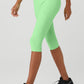Alosoft High Rise Iconic 90'S Capri — Ultramint Heather